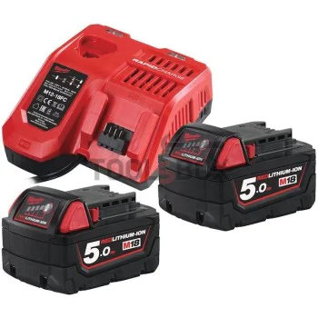 Комплект зарядно устройство и 2 батерии Milwaukee M18 NRG-502
