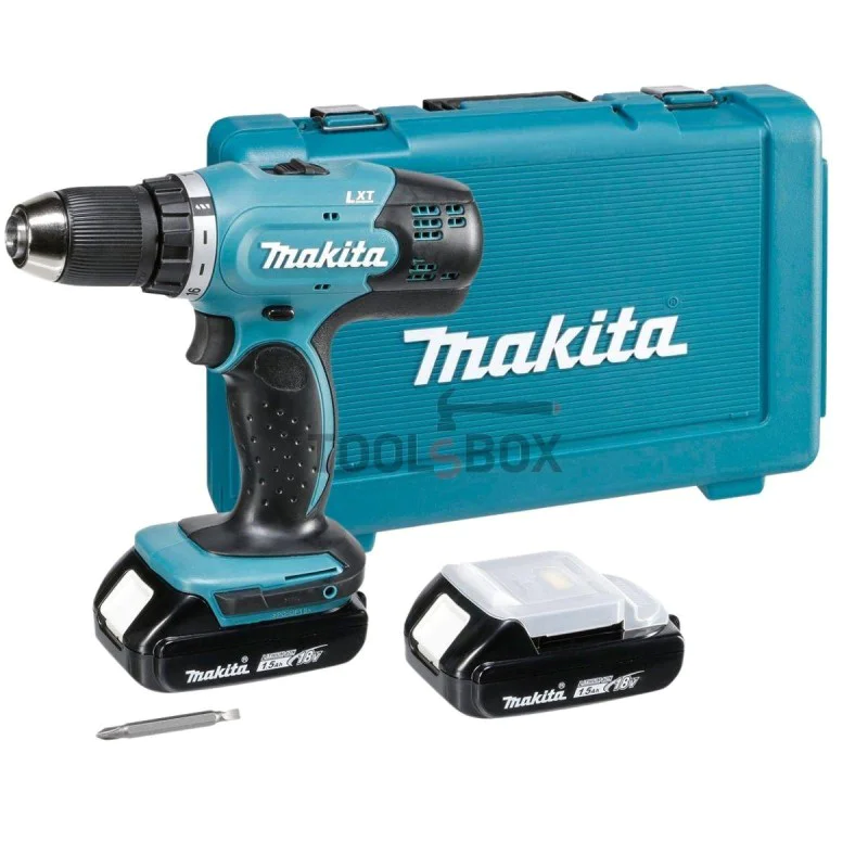 Cordless screwdriver Makita DDF453SYE kit , 18V , 42 Nm