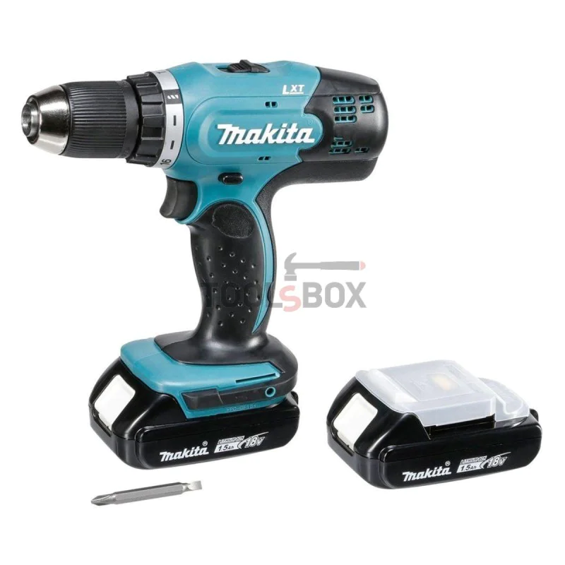 Cordless screwdriver Makita DDF453SYE kit , 18V , 42 Nm