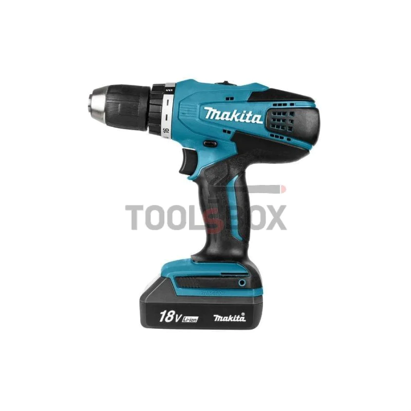 Cordless screwdriver Makita DF457DWE , 18V , 1.3Ah
