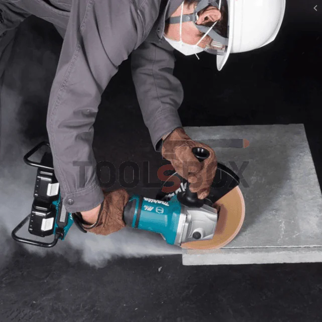 Акумулаторен ъглошлайф Makita DGA900ZK, 230 мм, 6000 об./мин, Li-Ion, 36 V