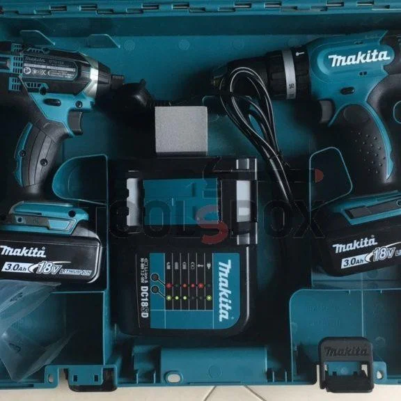 Drum set Accu. Makita DTD152Z/DHP453Z 18V, DLX2142SM screwdrivers