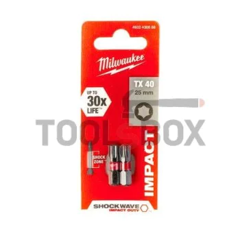 Milwaukee bits / bits 4932430888 / ShockWave Impact Duty TX40 x 25mm
