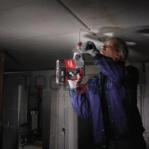 Cordless Punch Milwaukee HD18 HX-0, 2.4J, SDS-plus + 2 chucks