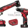 Milwaukee M12BPP2D-402B / M12 TM POWERPACK screwdriver and multi-tool set 4933441250