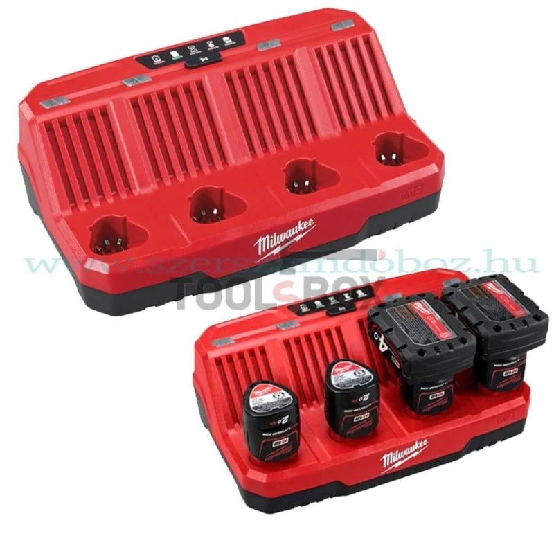 Milwaukee charger M12C4 , with 4 charging cells