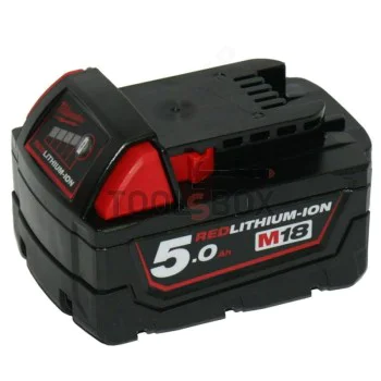 Акумулаторни Батерии Milwaukee M18B5 2 бр. / 5.0AH REDLITHIUM-ION™