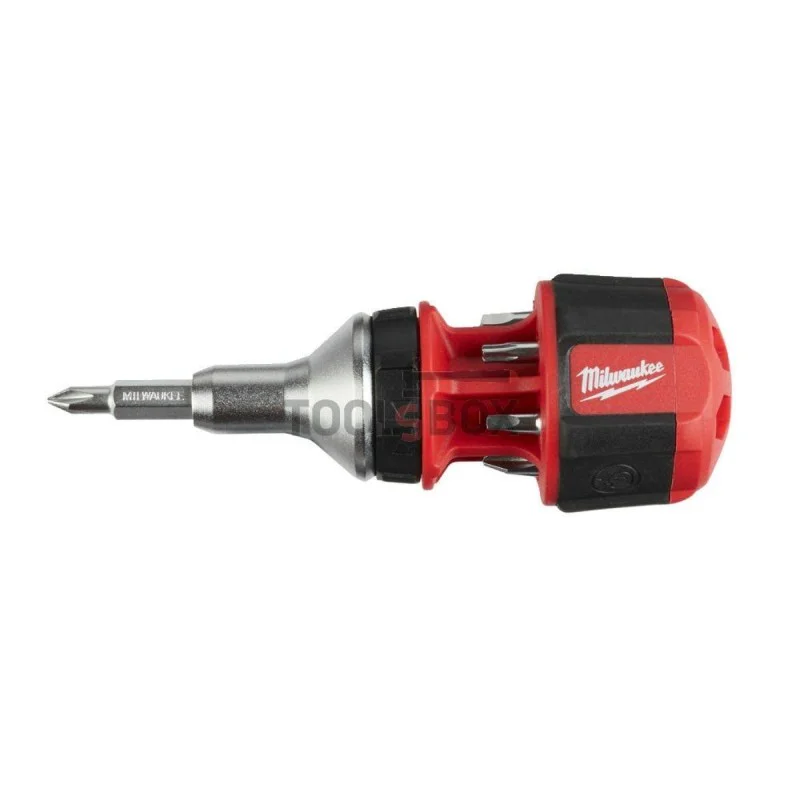 Milwaukee 8-in-1 Mini Ratcheting Screwdriver 4932471868