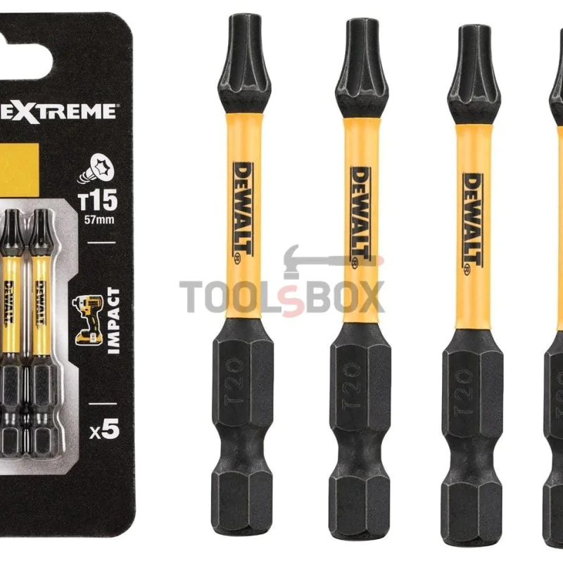 Накрайници Dewalt DT7394T - TX15 - 50 мм 5 бр.