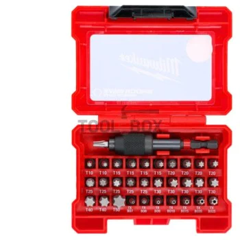 Накрайници Milwaukee 4932471586 - 32 броя SHOCKWAVE