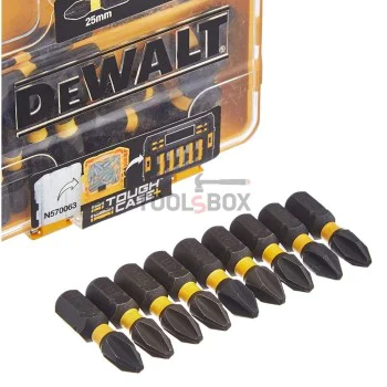 Накрайници за ударен винтоверт DEWALT DT70555T, PH2-25мм, 25 части
