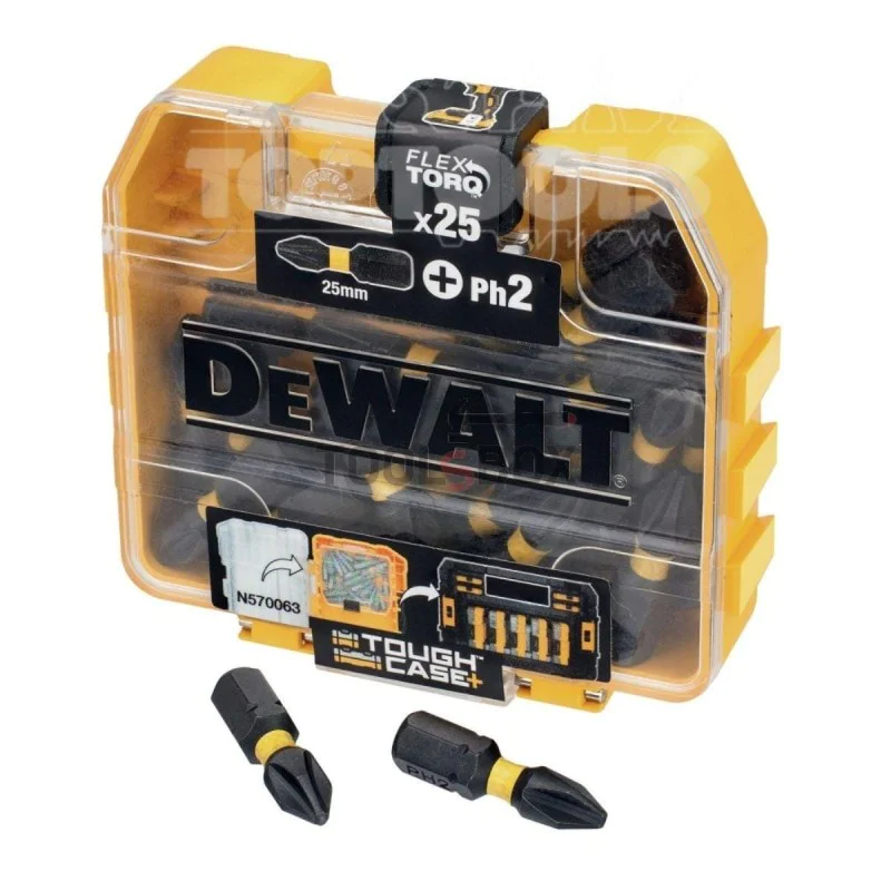 Impact driver bits DEWALT DT70555T, PH2-25mm, 25 pieces