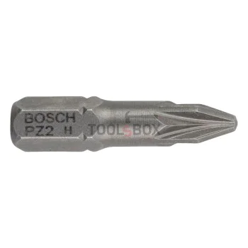 Накрайник кръстат BOSCH 2607001558 Extra Hard, PZ 2x25мм, 3 броя
