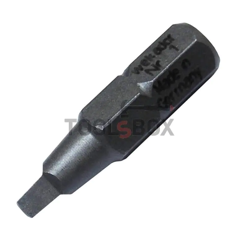 Square bit RB1 25 mm, 1/4