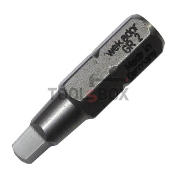 Wekador 006904 RB2 25 mm square bit, 1/4