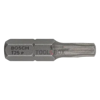 Накрайник звезда BOSCH 2607001615 Extra Hard, TORX T25x25мм, 3 броя