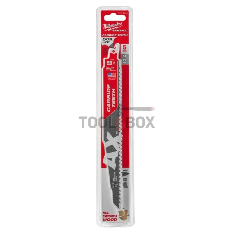 Blades for sabre saw Milwaukee 230 mm, 1 piece