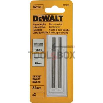 Нож за ренде 82.0 мм DeWALT DT3906-QZ , 2 бр TCT/HM