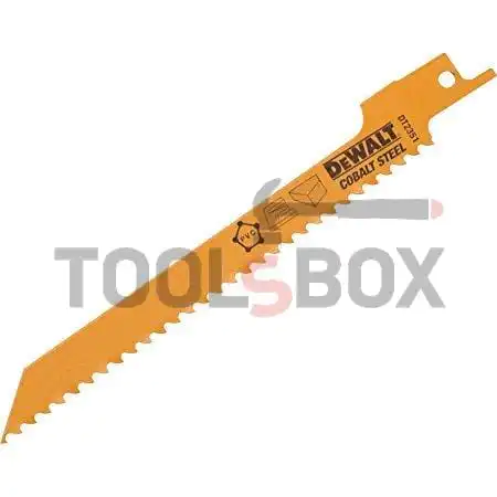 Wood and PVC sabre saw blade DEWALT DT1235, 152mm