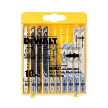 Blades for jigsaw - jigsaw for metal and wood Dewalt DT2294 10 pcs.