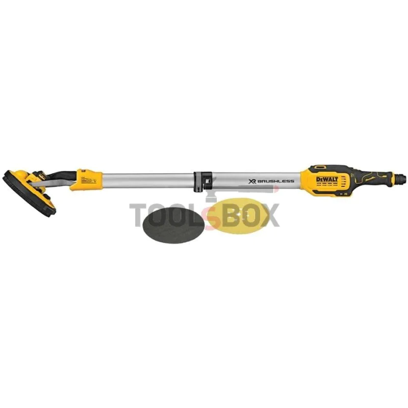 Орбитален шлайф за стени и тавани DeWALT DCE800N, 225 мм, 18V, 700-1200 об./мин