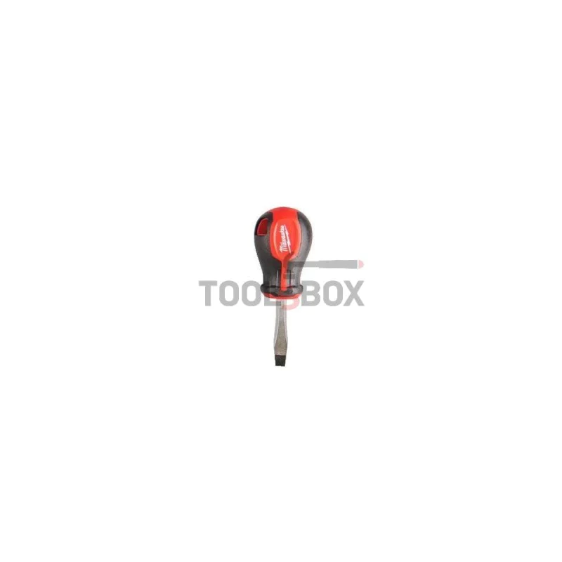 Milwaukee SL magnetic flat screwdriver, 1.2 x 6.5 x 45mm