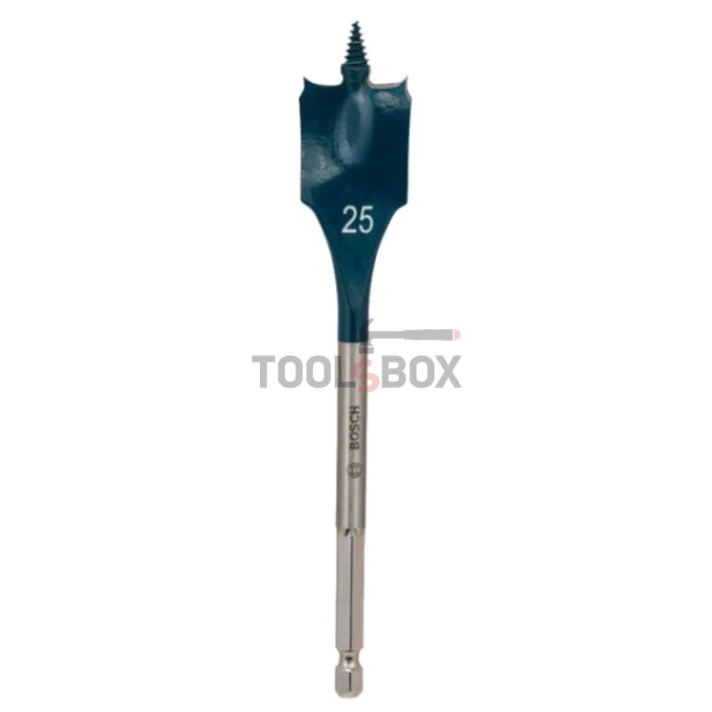 BOSCH Self Cut Speed flat wood router bit, 25x152x116.8mm