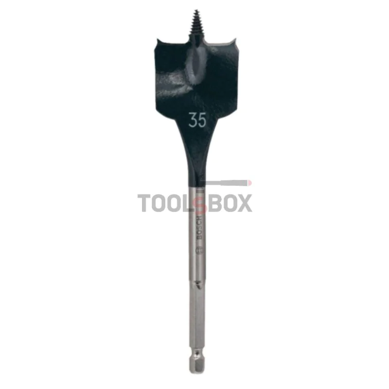 BOSCH Self Cut Speed flat wood router bit, 35x152x116.8mm