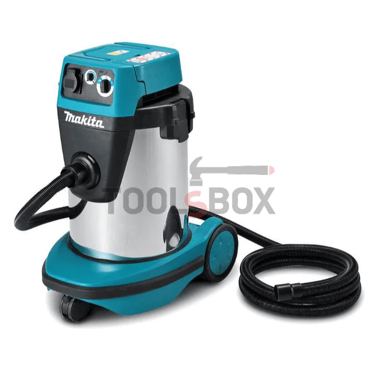 Електрическа прахосмукачка за сухо и мокро почистване Makita VC3210L, 1050 W, 3500 л/мин, 32л