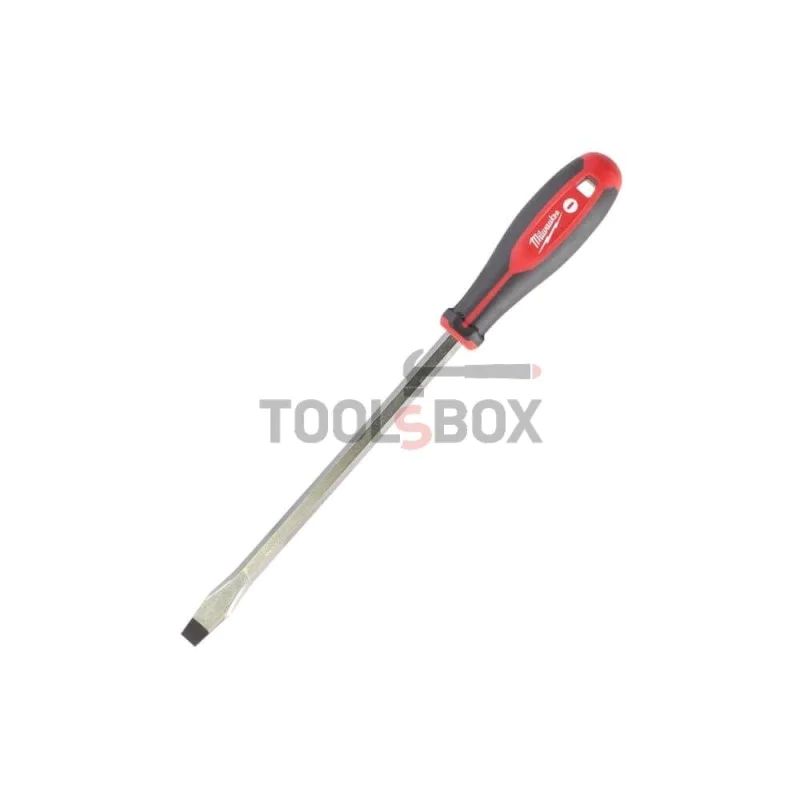 Milwaukee SL 1.6 x 10 x 200mm flat head screwdriver