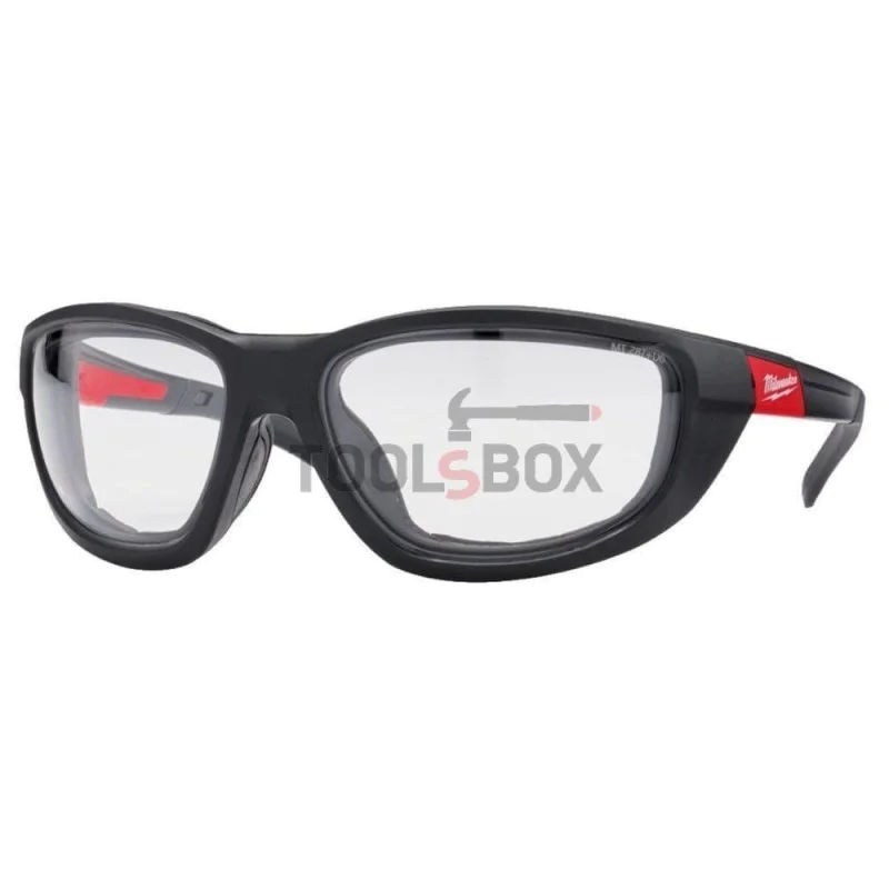 Milwaukee anti-sweat goggles 4932471885 with clear lenses