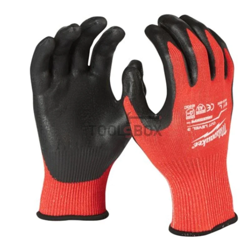 Milwaukee safety gloves 4932471421, L/9 anti-shear LEVEL 3