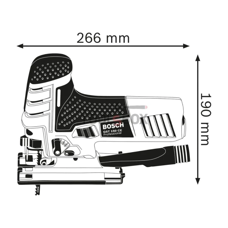 Jig saw Bosch GST 150 CE Professional 780 W