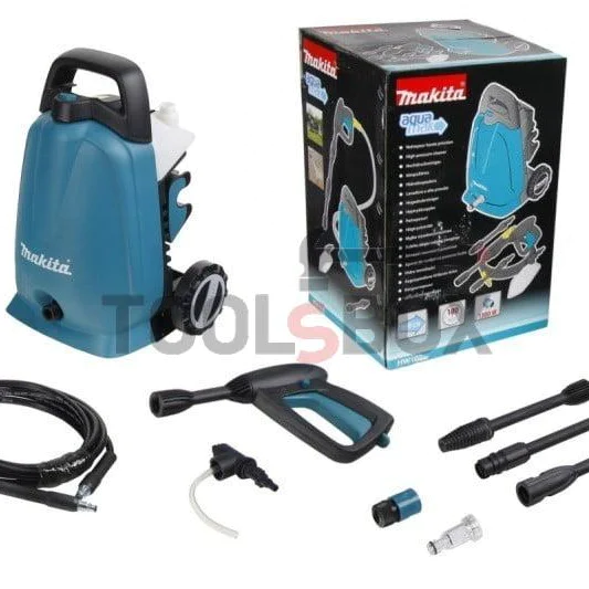Makita HW102 electric water jetter, 1.3kW, 100bar, 360l/h