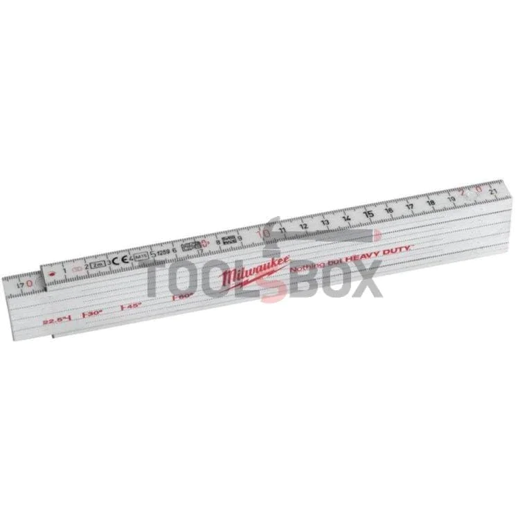 Milwaukee 2m Folding Carpenter's Meter 4932459301