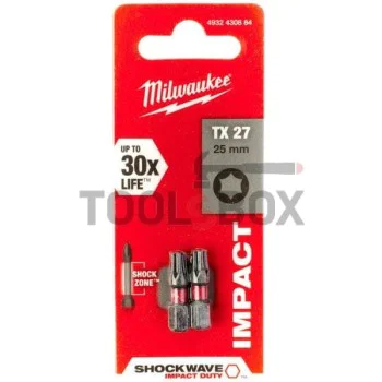 Milwaukee bits / bits 4932430884 / ShockWave Impact Duty TX27 x 25mm