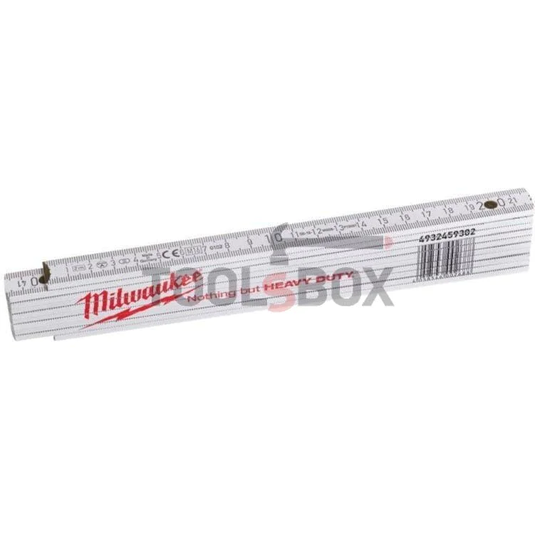 Milwaukee 2m Folding Carpenter's Meter 4932459302