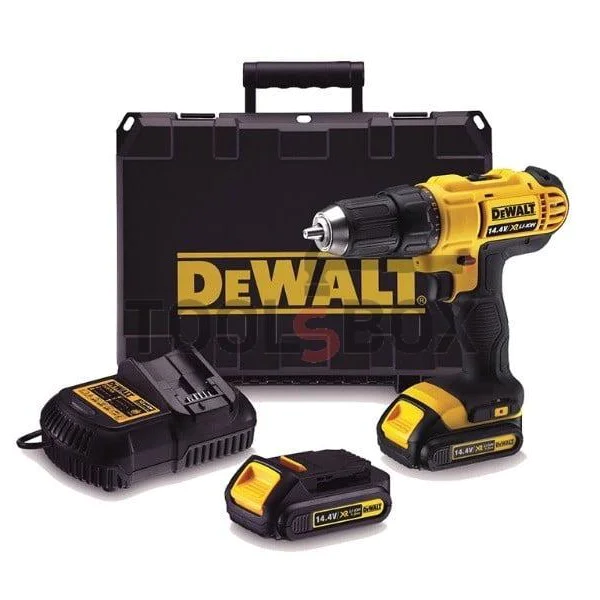 Cordless screwdriver Dewalt DCD734C2, 14.4 V, 1.3 Ah, 38 Nm