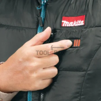 Работен елек с подгряване Makita DCV200Z, 18V Li-Ion