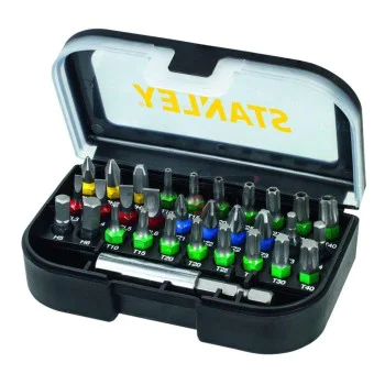 Комплект битове Stanley STA60490-XJ, 31 части с магнитен накрайник
