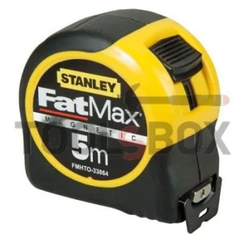 Ролетка гумирана противоударна Stanley FatMax FMHT0-33864 с магнит 5 м
