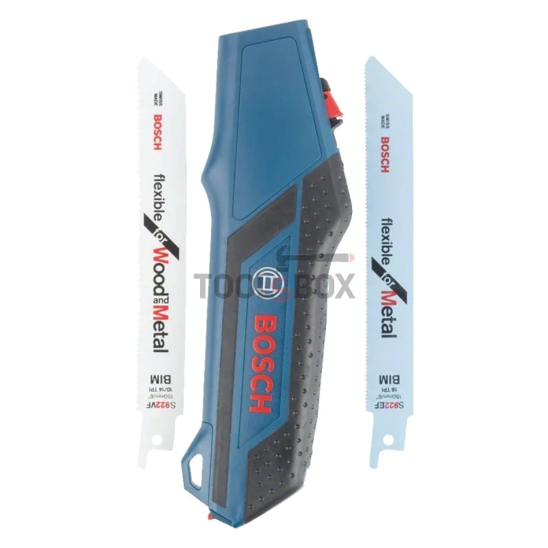 Handle for sabre saw BOSCH 2608000495 with two blades