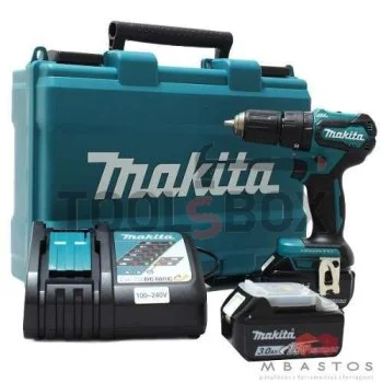 Винтоверт ударен акумулаторен Makita DHP483RFE, Безчетков Li-Ion 18 V, 40 Nm