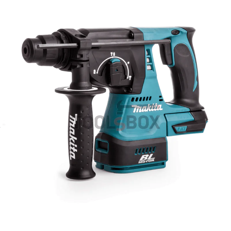 Cordless Makita DHR242Z brushless perforator, 18V, 2.0 J