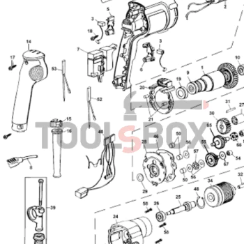 Radial needle bearing for drill DW236V DeWALT N332380