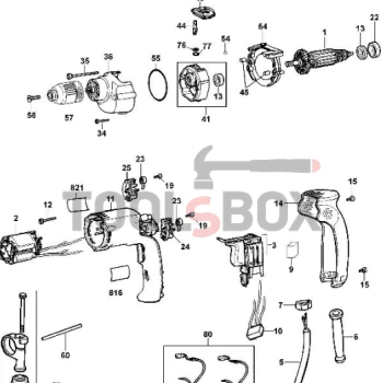 DeWALT chuck for drill bit D21711 / 330075-51