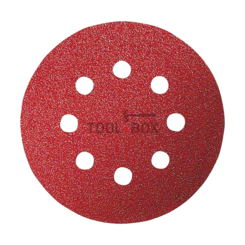 BOSCH sandpaper 2608605643, C430 125mm/120, 8 holes, 5 pieces