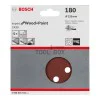 BOSCH sandpaper 2608605644, C430 125mm/180, 8 holes, 5 pieces