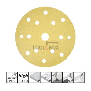 Шкурка BOSCH 2608621733, C450 150мм/100, 15 отвора, 50 броя
