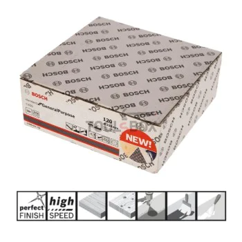 Шкурка BOSCH 2608621734, C450 150мм/120, 15 отвора, 50 броя